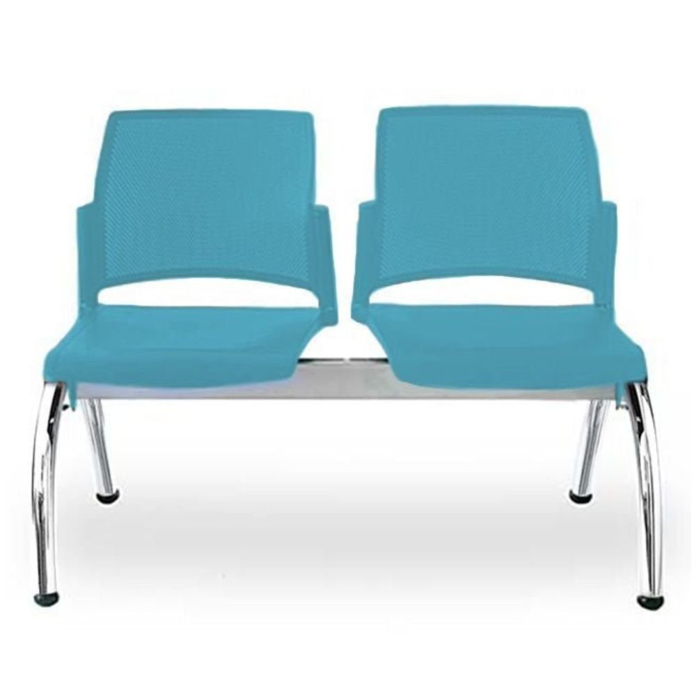 Banca para Sala de Espera 2 Plazas - LABENZE REPLAY 108-06202 - Varios Colores - Respaldo Multiperforado y Estructura Tubular Cromo Banca De Visita Para Oficina Banca Para Sala De Espera Banca Para Recepción Banca Para Sala De Juntas Banca Para Sala De Conferencias Banca Para Área De Espera Banca Para Sala De Reuniones Banca Para Oficina Minimalista Banca Para Oficina De Marketing Banca Para Oficina De Ventas Banco De Aeropuerto Banco De Estación De Tren Banco De Terminal De Autobús Banco De Gimnasio Banco