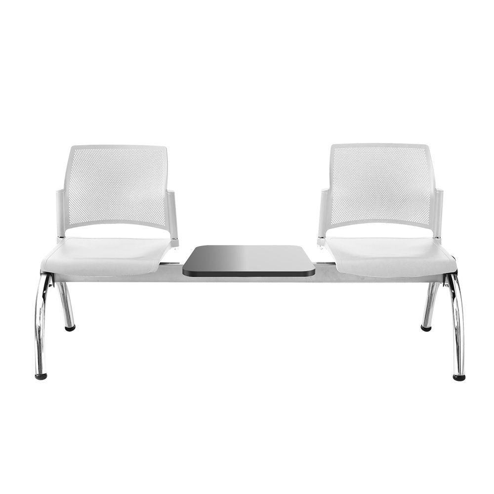 Banca para Sala de Espera 2 Plazas y Mesa - LABENZE REPLAY 108-6203M - Varios Colores - Respaldo Multiperforado y Estructura Tubular Cromo Banca De Visita Para Oficina Banca Para Sala De Espera Banca Para Recepción Banca Para Sala De Juntas Banca Para Sala De Conferencias Banca Para Área De Espera Banca Para Sala De Reuniones Banca Para Oficina Minimalista Banca Para Oficina De Marketing Banca Para Oficina De Ventas Banco De Aeropuerto Banco De Estación De Tren Banco De Terminal De Autobús Banco De Gimnasio