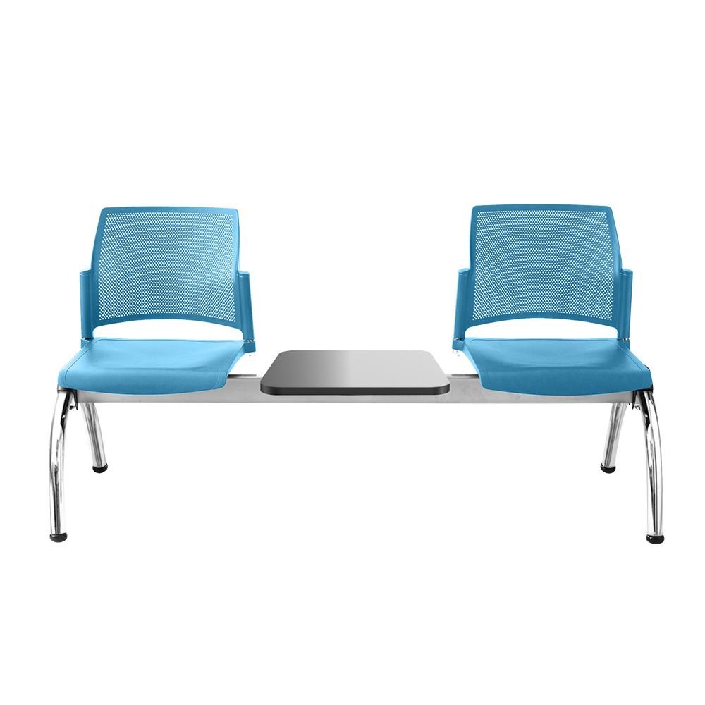 Banca para Sala de Espera 2 Plazas y Mesa - LABENZE REPLAY 108-6203M - Varios Colores - Respaldo Multiperforado y Estructura Tubular Cromo Banca De Visita Para Oficina Banca Para Sala De Espera Banca Para Recepción Banca Para Sala De Juntas Banca Para Sala De Conferencias Banca Para Área De Espera Banca Para Sala De Reuniones Banca Para Oficina Minimalista Banca Para Oficina De Marketing Banca Para Oficina De Ventas Banco De Aeropuerto Banco De Estación De Tren Banco De Terminal De Autobús Banco De Gimnasio