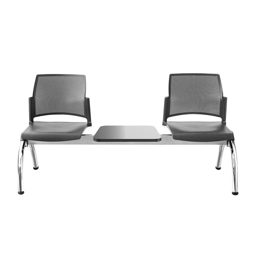 Banca para Sala de Espera 2 Plazas y Mesa - LABENZE REPLAY 108-6203M - Varios Colores - Respaldo Multiperforado y Estructura Tubular Cromo Banca De Visita Para Oficina Banca Para Sala De Espera Banca Para Recepción Banca Para Sala De Juntas Banca Para Sala De Conferencias Banca Para Área De Espera Banca Para Sala De Reuniones Banca Para Oficina Minimalista Banca Para Oficina De Marketing Banca Para Oficina De Ventas Banco De Aeropuerto Banco De Estación De Tren Banco De Terminal De Autobús Banco De Gimnasio
