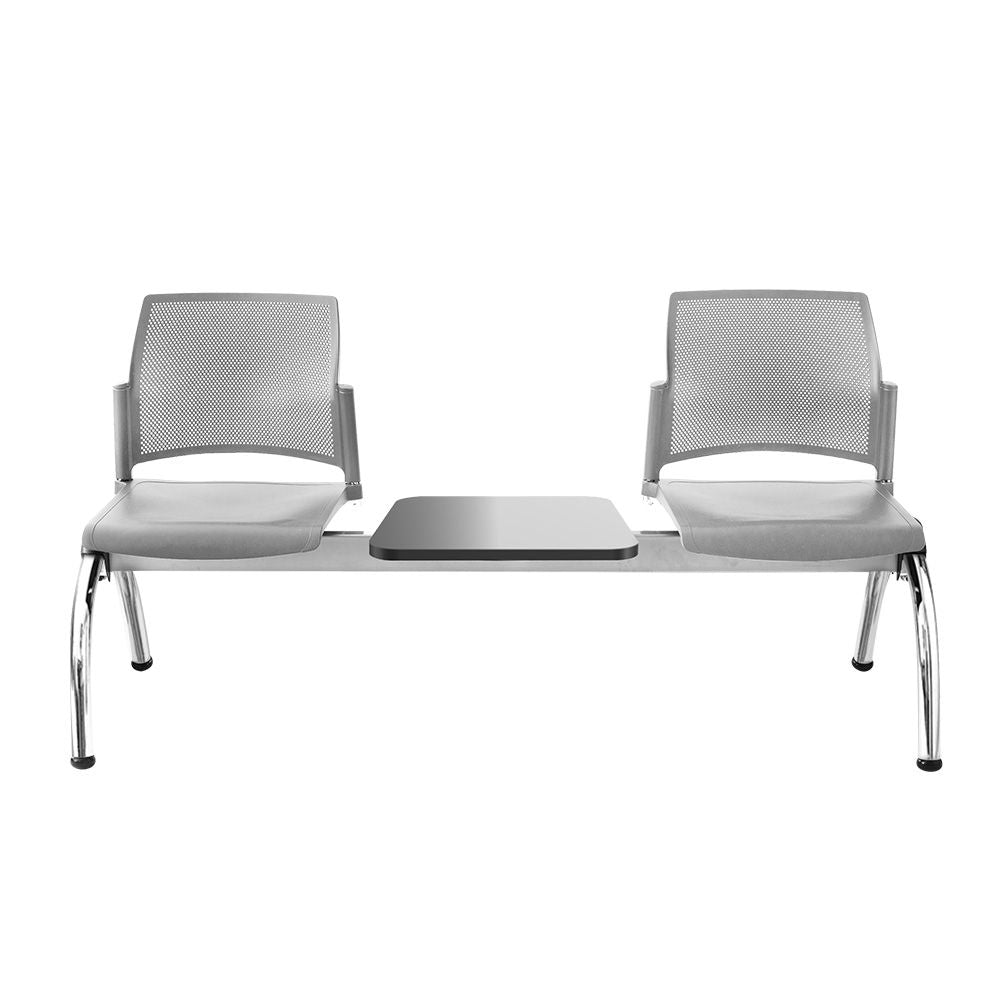 Banca para Sala de Espera 2 Plazas y Mesa - LABENZE REPLAY 108-6203M - Varios Colores - Respaldo Multiperforado y Estructura Tubular Cromo Banca De Visita Para Oficina Banca Para Sala De Espera Banca Para Recepción Banca Para Sala De Juntas Banca Para Sala De Conferencias Banca Para Área De Espera Banca Para Sala De Reuniones Banca Para Oficina Minimalista Banca Para Oficina De Marketing Banca Para Oficina De Ventas Banco De Aeropuerto Banco De Estación De Tren Banco De Terminal De Autobús Banco De Gimnasio
