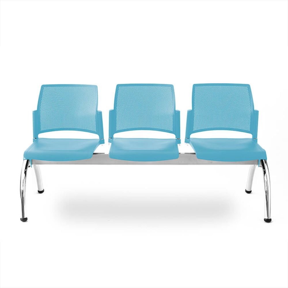 Banca para Sala de Espera 3 Plazas - LABENZE REPLAY 108-06203 - Varios Colores - Respaldo Multiperforado y Estructura Cromo Banca De Visita Para Oficina Banca Para Sala De Espera Banca Para Recepción Banca Para Sala De Juntas Banca Para Sala De Conferencias Banca Para Área De Espera Banca Para Sala De Reuniones Banca Para Oficina Minimalista Banca Para Oficina De Marketing Banca Para Oficina De Ventas Banco De Aeropuerto Banco De Estación De Tren Banco De Terminal De Autobús Banco De Gimnasio Banco De Consu