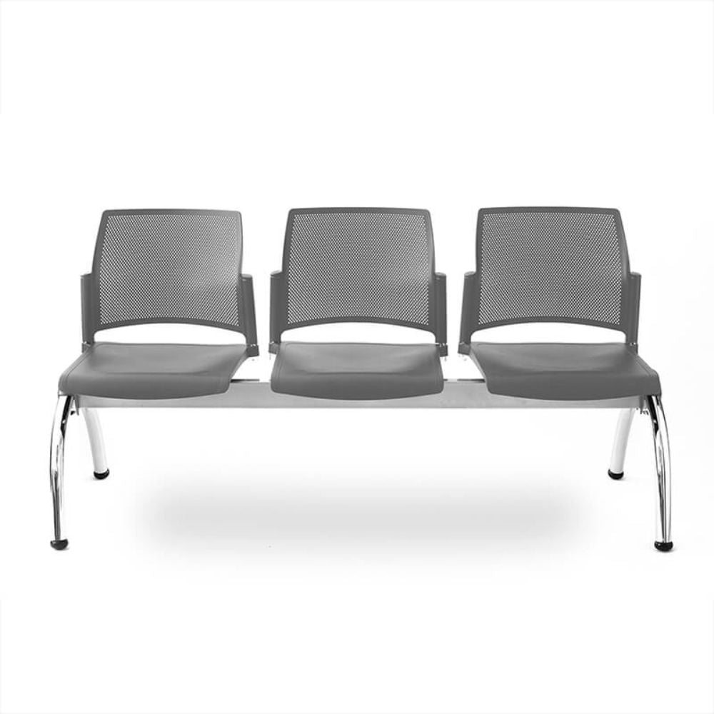 Banca para Sala de Espera 3 Plazas - LABENZE REPLAY 108-06203 - Varios Colores - Respaldo Multiperforado y Estructura Cromo Banca De Visita Para Oficina Banca Para Sala De Espera Banca Para Recepción Banca Para Sala De Juntas Banca Para Sala De Conferencias Banca Para Área De Espera Banca Para Sala De Reuniones Banca Para Oficina Minimalista Banca Para Oficina De Marketing Banca Para Oficina De Ventas Banco De Aeropuerto Banco De Estación De Tren Banco De Terminal De Autobús Banco De Gimnasio Banco De Consu