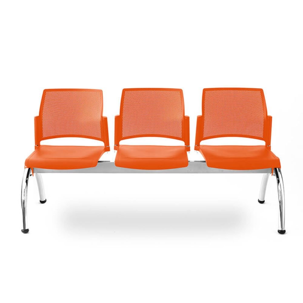 Banca para Sala de Espera 3 Plazas - LABENZE REPLAY 108-06203 - Varios Colores - Respaldo Multiperforado y Estructura Cromo Banca De Visita Para Oficina Banca Para Sala De Espera Banca Para Recepción Banca Para Sala De Juntas Banca Para Sala De Conferencias Banca Para Área De Espera Banca Para Sala De Reuniones Banca Para Oficina Minimalista Banca Para Oficina De Marketing Banca Para Oficina De Ventas Banco De Aeropuerto Banco De Estación De Tren Banco De Terminal De Autobús Banco De Gimnasio Banco De Consu