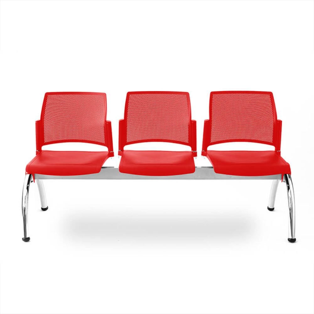 Banca para Sala de Espera 3 Plazas - LABENZE REPLAY 108-06203 - Varios Colores - Respaldo Multiperforado y Estructura Cromo Banca De Visita Para Oficina Banca Para Sala De Espera Banca Para Recepción Banca Para Sala De Juntas Banca Para Sala De Conferencias Banca Para Área De Espera Banca Para Sala De Reuniones Banca Para Oficina Minimalista Banca Para Oficina De Marketing Banca Para Oficina De Ventas Banco De Aeropuerto Banco De Estación De Tren Banco De Terminal De Autobús Banco De Gimnasio Banco De Consu