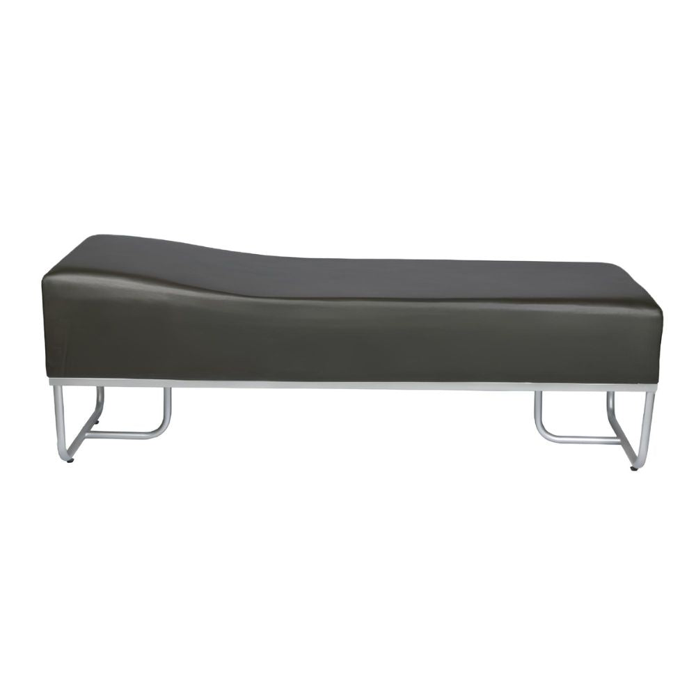 Chaisse Longue de Consultorio - NEXUS FLEX VOM1302 - Tubular - Tapizado Negro -  Estructura Lámina Consultorios médicos generales Consultorios de especialidades (ginecología, pediatría, medicina interna, etc.) Clínicas privadas Hospitales (áreas de consulta externa) Unidades de atención familiar Centros de salud comunitarios Consultorios de fisioterapia y rehabilitación Clínicas de medicina laboral Consultorios de chequeos ejecutivos Áreas de servicios médicos en universidades o empresas Consultorios
