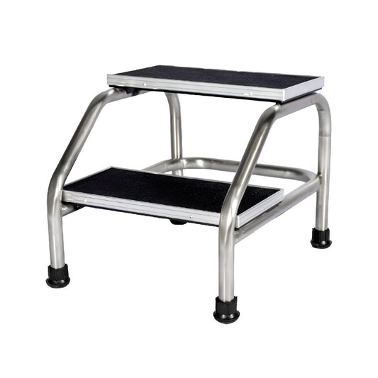 Escalerilla para Hospital - NEXUS FLEX VOM1590 - 2 Peldaños - Acero Inoxidable y Hule Anti-derrapante Negro Escalón Para Hospital Escalón Médico Escalón Clínico Escalón De Acero Inoxidable Escalón Para Consultorio Escalón Para Clínica Escalón De Un Paso Escalón De Dos Pasos Escalón Antiderrapante Escalón Para Camilla Escalón Para Pacientes Escalón De Uso Médico Escalón Con Agarraderas Escalón Reforzado Escalón Portátil Médico Escalón Hospitalario Escalón Para Atención Médica Escalón Para Área Quirúrgica Esc