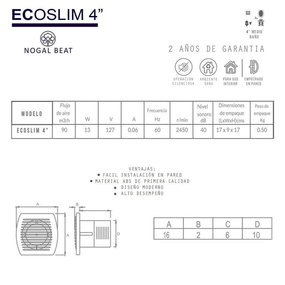 Extractor de Aire para Medios Baños - MASTERFAN ECOSLIM 4 - Blanco - Operación Silenciosa Ventiladores Industriales Circulación de Aire Ventilación Industrial Sistemas de Ventilación Ruido de Ventiladores Aire Fresco Ventilación Industrial Ventilación Comercial Ventiladores de Techo Ventiladores de Pie Ventiladores de Conducto Calidad del Aire Interior Naves Industriales y Fábricas Almacenes y Centros de Distribución Talleres y Fábricas de Procesamiento Centros Comerciales y Grandes Superficies Estadios
