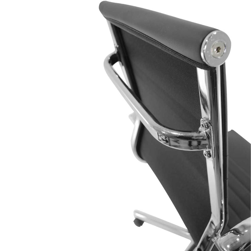 SILLA NOGAL BEAT E-3002 | Silla Directiva  | Asiento Respaldo Hule Espuma | Descansabrazos Metálicos Vinipiel | Base Metal | Estructura Metálica | Interior | Oficina Dirección Directivo Directiva Jefe Trabajo Área Laboral