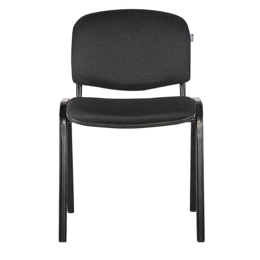 Silla De Oficina Visita - ALBAR LK-02 - Negro - Asiento y Respaldo Tapizado