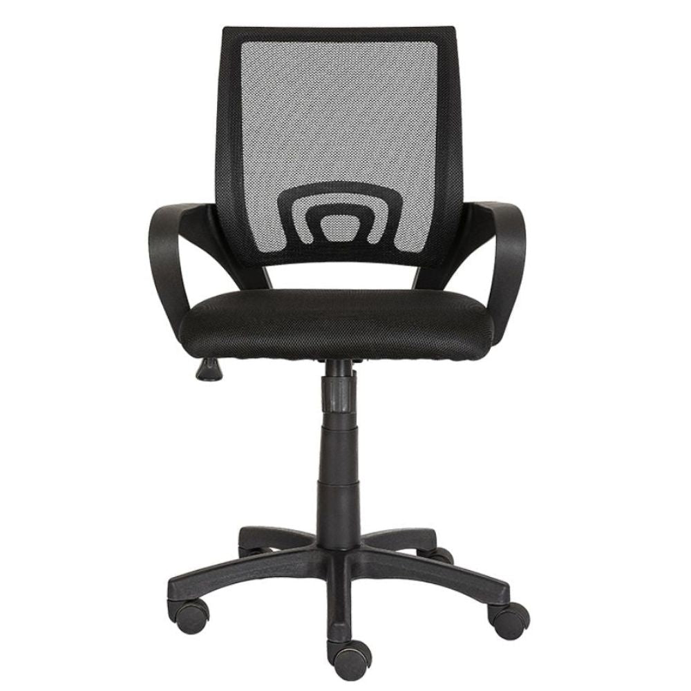SILLA NOGAL BEAT LK-15 | Silla Operativa para Oficina | Base Estrella Nylon con Rodajas | Tapiz Malla | Interior Institucion Compañia Organizacion Empresa Empresarial  Laboral Oficina Despacho Bufete Operativa