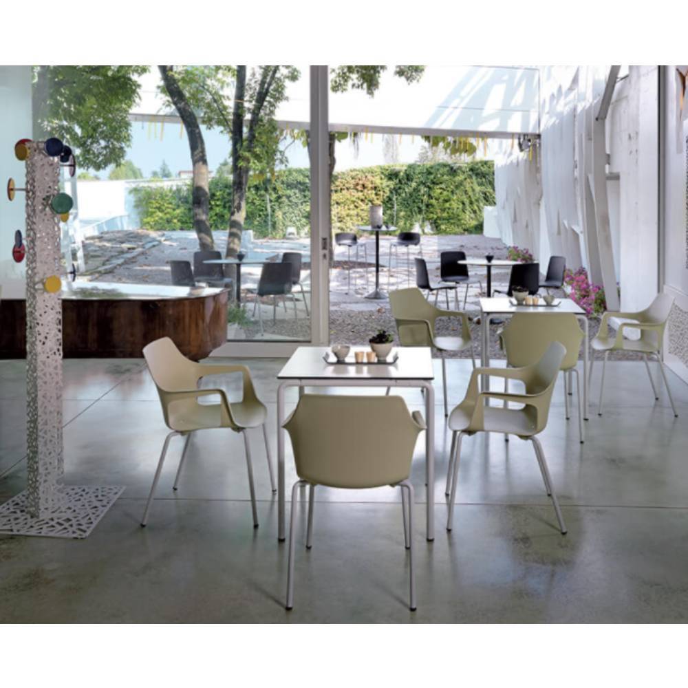 SILLA COLOS VESPER 2 | Silla Christoph Jenni Multiusos Restaurante | Fibra de Vidrio | Varios Colores | Polipropileno | Interior + Exterior