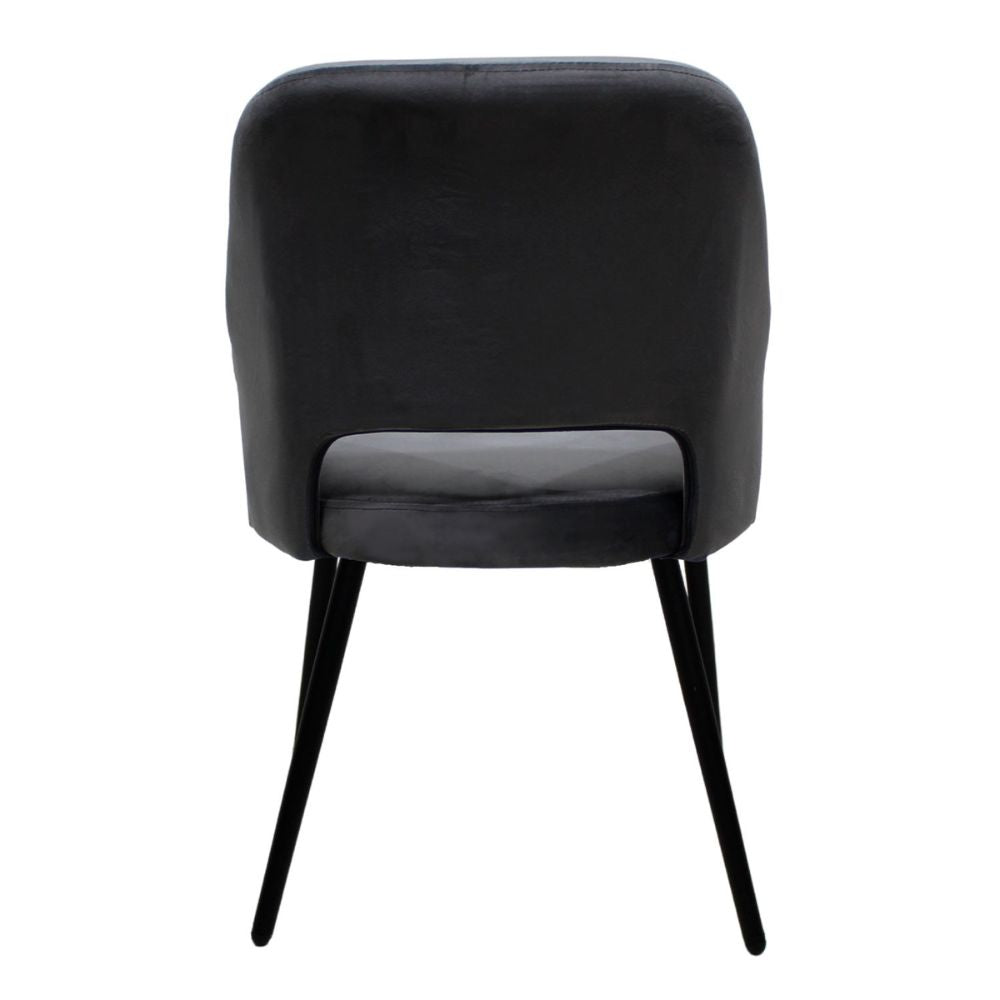 SILLA KINGSTRONG ASTURIAS Z001 SILL0903736 | Silla Ocasional | Base 4 Puntas de Metal | Estilizado Forrado en Tela | Interior