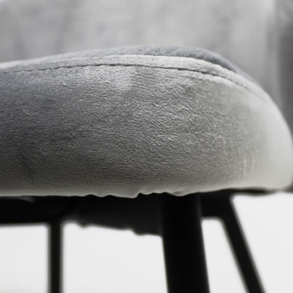 SILLA KINGSTRONG ASTURIAS Z001 SILL0903736 | Silla Ocasional | Base 4 Puntas de Metal | Estilizado Forrado en Tela | Interior