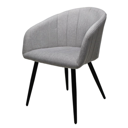 SILLA KINGSTRONG BURGOS S17 SILL0903737 | Silla Ocasional Comercial Decorativa | Base 4 Puntas Metal | Estilizado Forrado en Tela | Interior