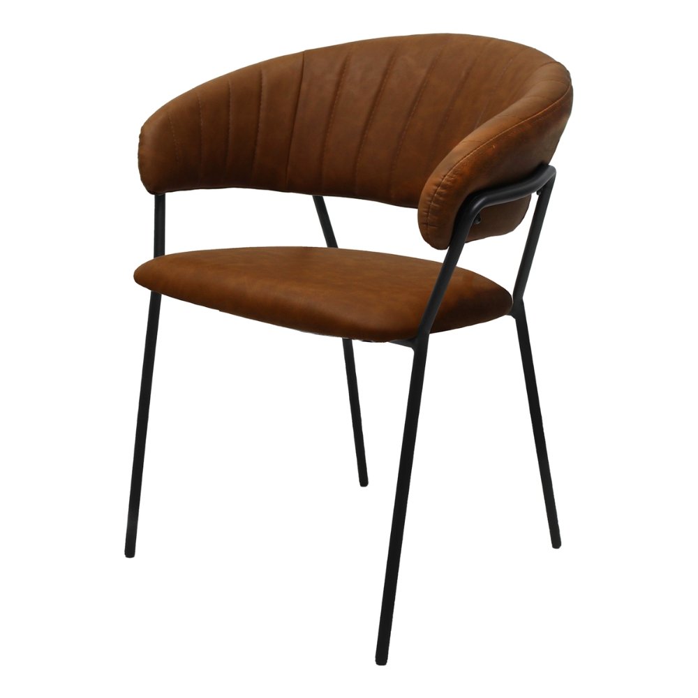 SILLA KINGSTRONG CACERES SILL0903738 | Silla Comercial para Hotel | Tapizado Vinipiel | Base Metal | Interior Cafetería Restaurante Bar Hostelería