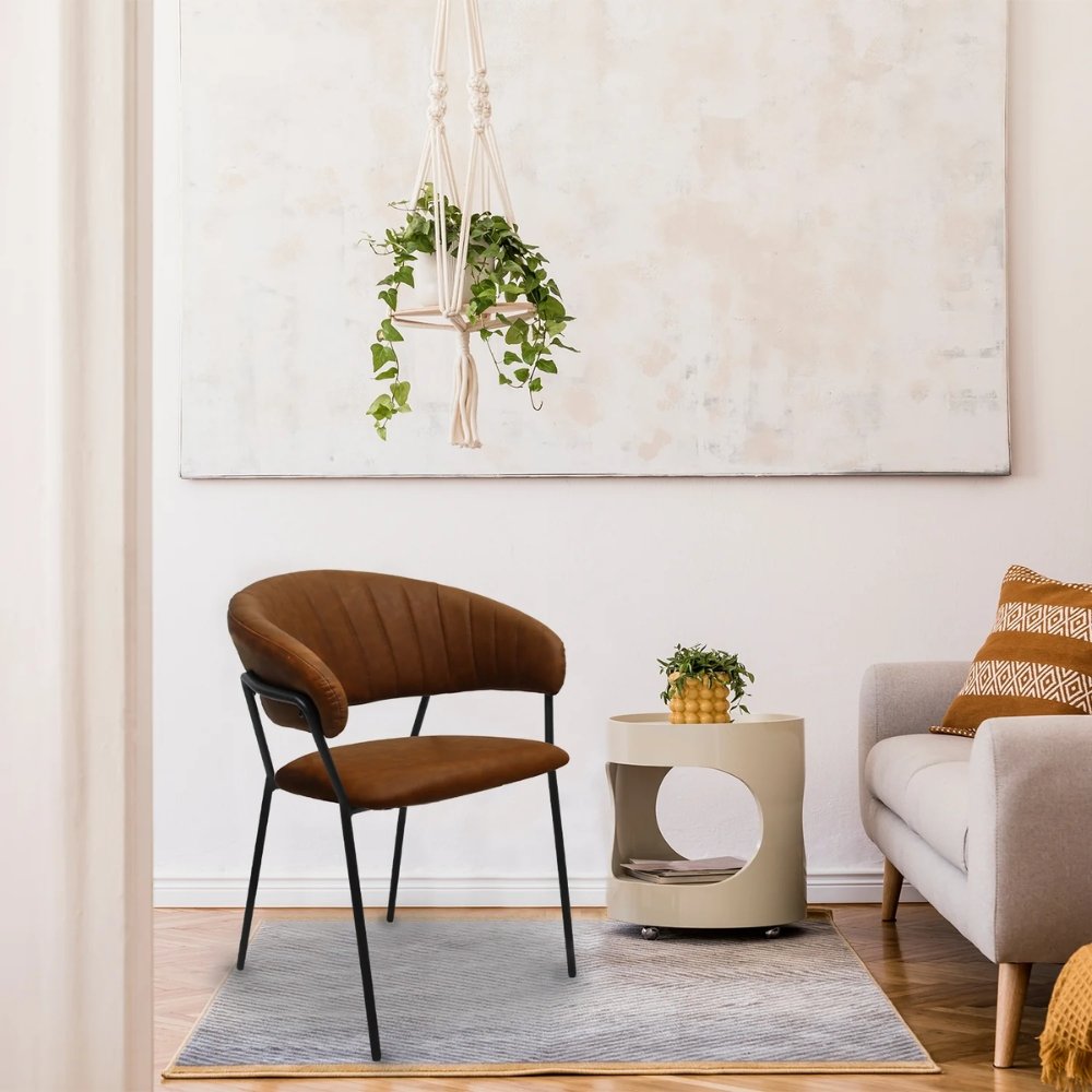 SILLA KINGSTRONG CACERES SILL0903738 | Silla Comercial para Hotel | Tapizado Vinipiel | Base Metal | Interior Cafetería Restaurante Bar Hostelería