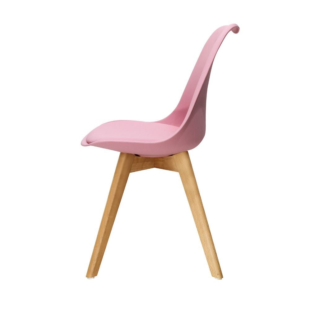 SILLA KINGSTRONG FRANKFURT SILL0670538 | Silla Comercial para Restaurante | Base 4 Puntas | Madera Solida Cruzada | Polipropileno | Acojinado | Interior