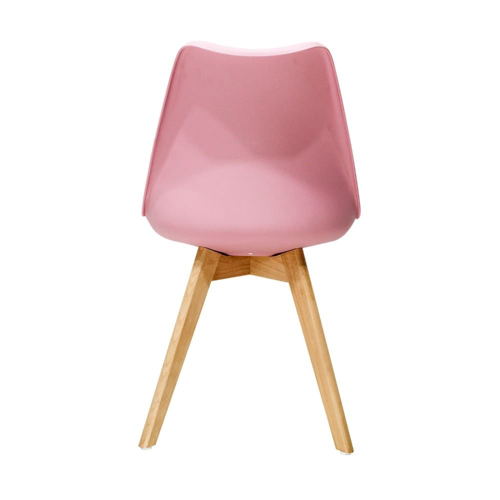 SILLA KINGSTRONG FRANKFURT SILL0670538 | Silla Comercial para Restaurante | Base 4 Puntas | Madera Solida Cruzada | Polipropileno | Acojinado | Interior