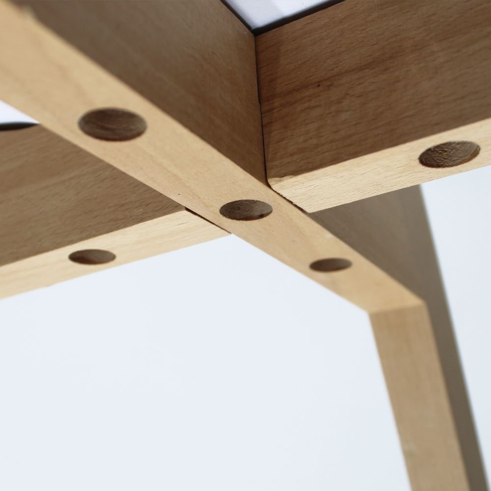 SILLA KINGSTRONG FRANKFURT SILL0670538 | Silla Comercial para Restaurante | Base 4 Puntas | Madera Solida Cruzada | Polipropileno | Acojinado | Interior