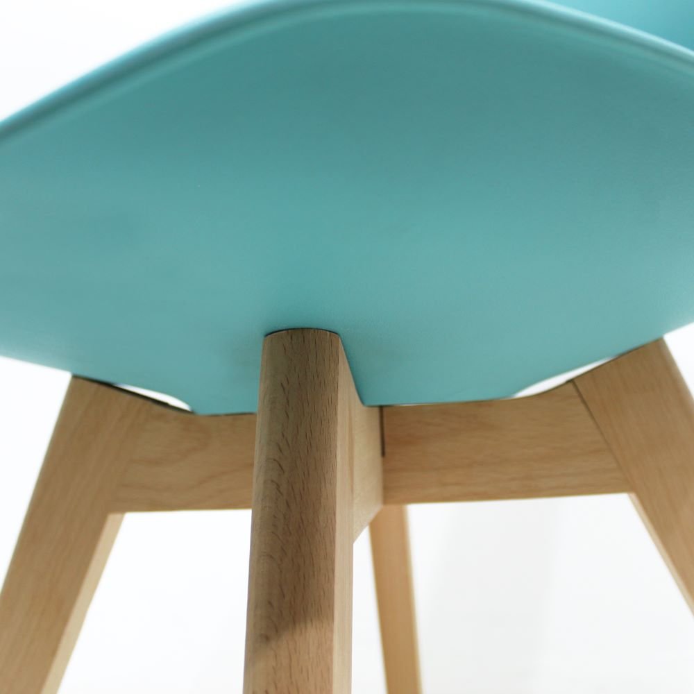 SILLA KINGSTRONG FRANKFURT SILL0670538 | Silla Comercial para Restaurante | Base 4 Puntas | Madera Solida Cruzada | Polipropileno | Acojinado | Interior