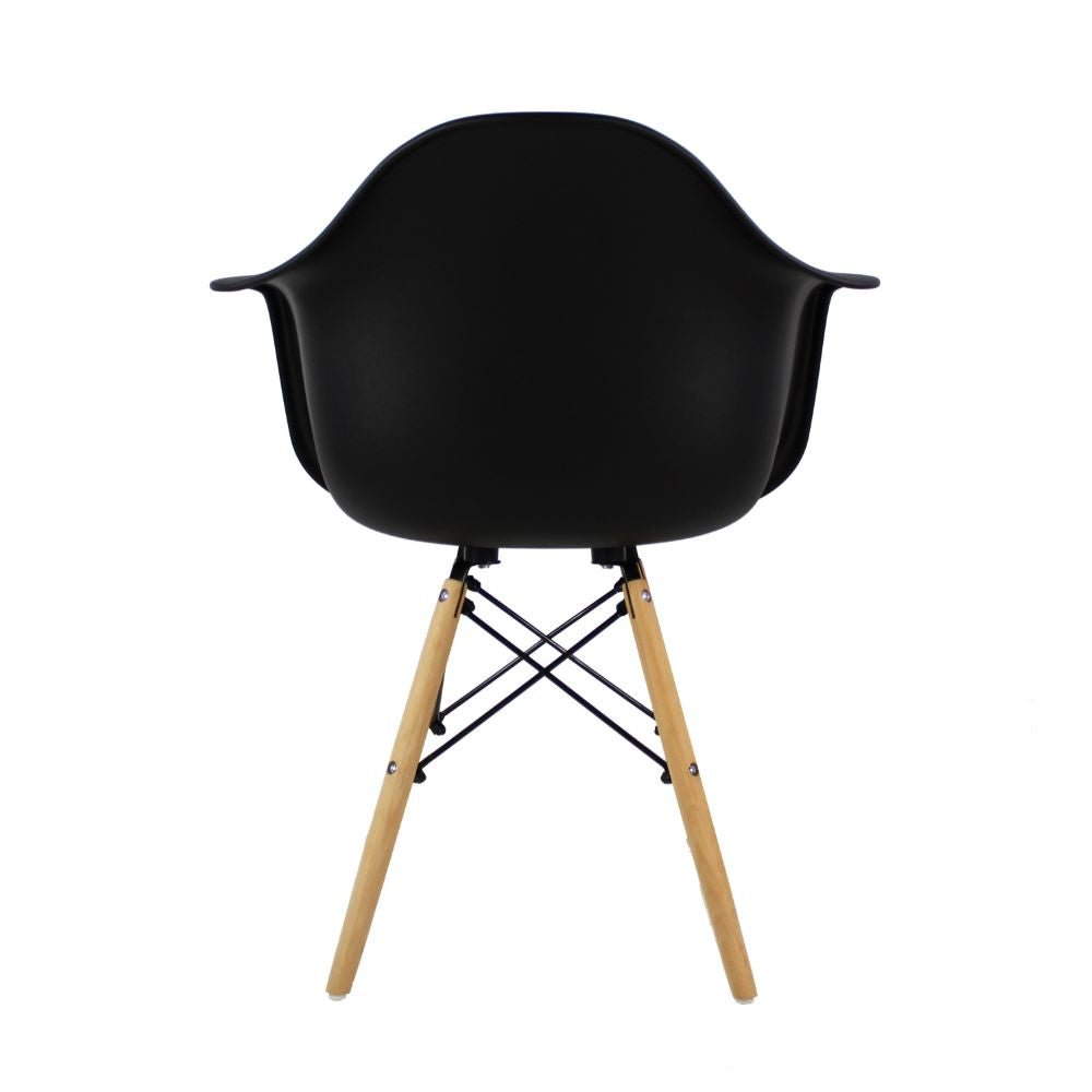 SILLA KINGSTRONG JM-1619 ESTOCOLMO SILL0360326 | Silla Comercial para Cafetería | Base 4 Puntas Madera | Varilla Cruzada | Polipropileno | Interior Sala Vestíbulo Decorar Espacios Pasillos Restaurante Bistro Zona de Alimentos