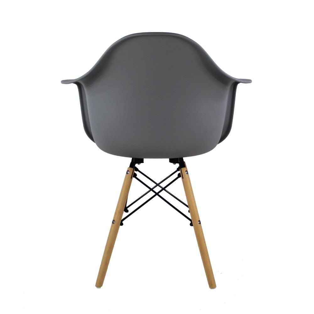 SILLA KINGSTRONG JM-1619 ESTOCOLMO SILL0360326 | Silla Comercial para Cafetería | Base 4 Puntas Madera | Varilla Cruzada | Polipropileno | Interior Sala Vestíbulo Decorar Espacios Pasillos Restaurante Bistro Zona de Alimentos