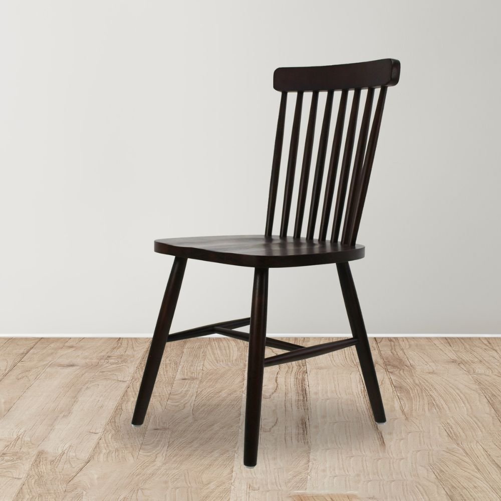 SILLA KINGSTRONG KEOPS MOB-845 NOGAL SILL0903561 | Silla Ocasional Decorativa Descanso Modernidad | Base 4 Puntas Estilo Escandinavo | Madera | Interior