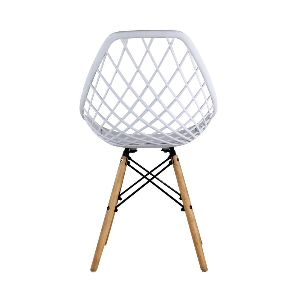 SILLA KINGSTRONG OSLO VENTO SILL0363037 | Silla Comercial para Cafetería | Base 4 Puntas Madera | Polipropileno | Interior Bar Hotel Hostelería Restaurante Zona de Alimentos