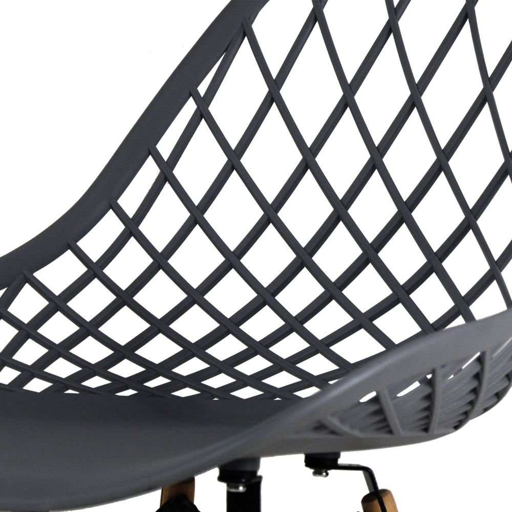 SILLA KINGSTRONG OSLO VENTO SILL0363037 | Silla Comercial para Cafetería | Base 4 Puntas Madera | Polipropileno | Interior Bar Hotel Hostelería Restaurante Zona de Alimentos