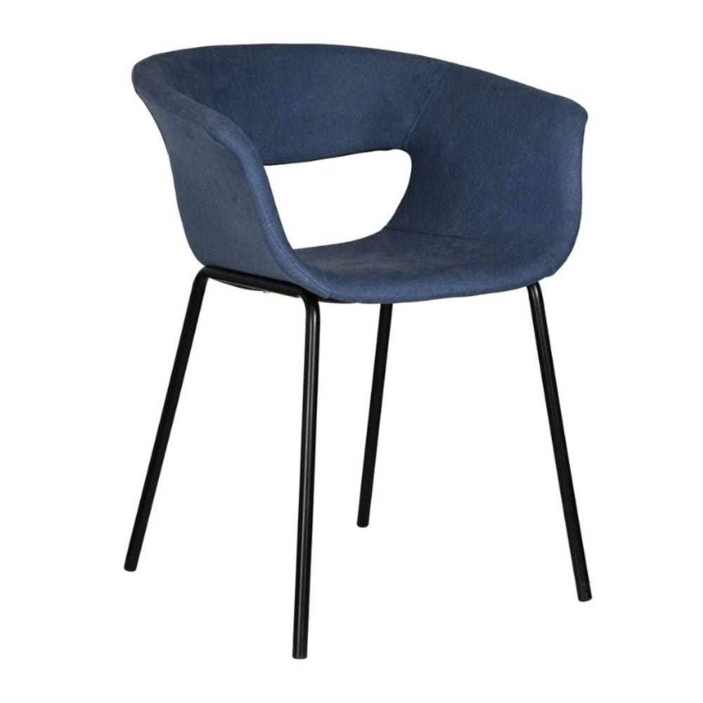 SILLA KINGSTRONG SILLA DE MINSK 835 | Silla para Restaurante Cafetería | Tapizado Tela | 4 Puntas | Interior