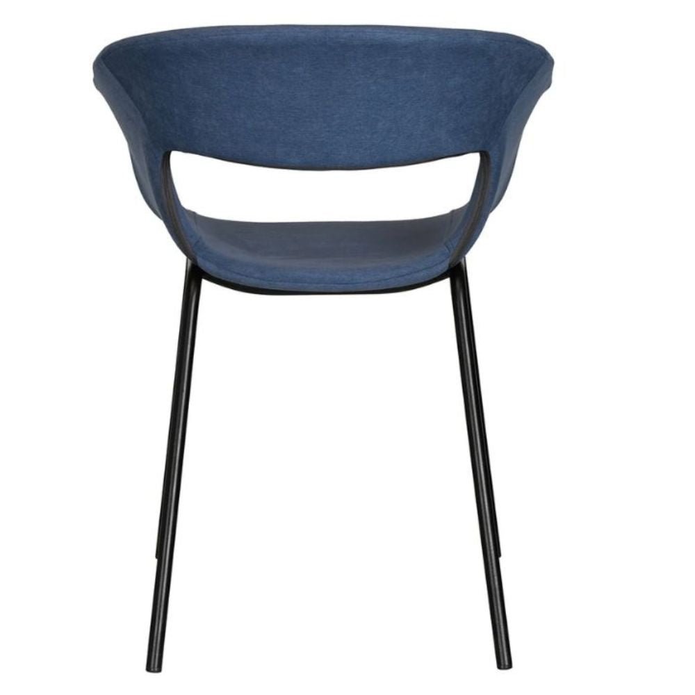 SILLA KINGSTRONG SILLA DE MINSK 835 | Silla para Restaurante Cafetería | Tapizado Tela | 4 Puntas | Interior