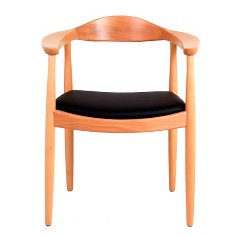 SILLA NOGAL BEAT SILLA MÓNACO | Silla Diseño Clásico Hotel | Asiento Tapizado | Varios Colores | Madera | Interior