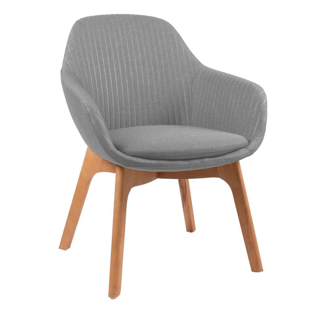 SILLA OFFIHO FABRIZIA OHV-126 | Silla Visitante | Base Madera | Varios Colores | Tapizado | Interior | Hotel Recepción