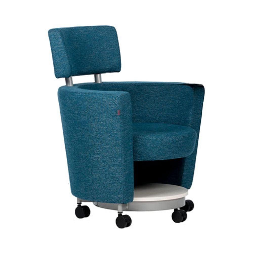 SILLON TECHNO SMART SIN PALETA | Sillón Estudio Oficina Sala de Juntas Uso Ocasional Reuniones | Base en Rodajas | Varios Colores | Poliuretano Flexible | Interior Capacitaciones Juntas Empresa Organización