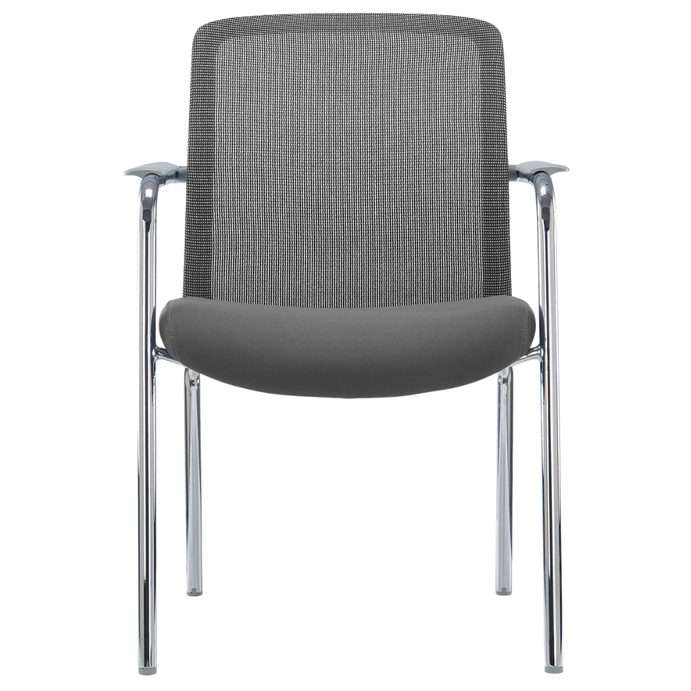 Silla de Oficina Visita Ergonómica - OFFIHO FRIDA OHV-115 - Varios Colores - Respaldo en Malla y Asiento Tapizado