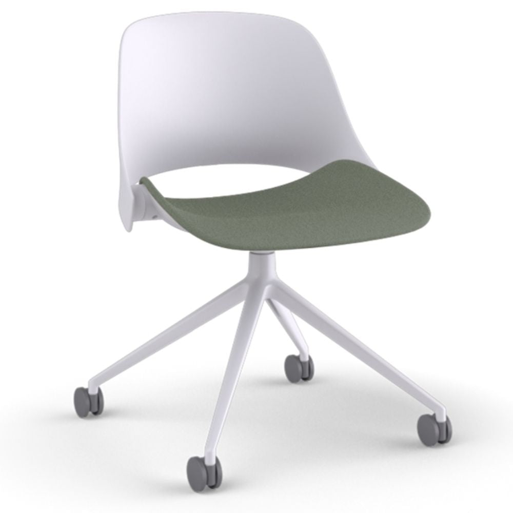 Silla de Oficina de Visita y Capacitación Ergonómica - HUMANSCALE TREA - Color del Tejido Driftwood 22 - Asiento Tapizado Silla De Visita Para Oficina Silla Para Sala De Espera Silla Para Recepción Silla Para Sala De Juntas Silla Para Sala De Conferencias Silla Para Área De Espera Silla Para Sala De Reuniones Silla Para Oficina Minimalista Silla Para Oficina De Lujo Silla Para Oficina De Alto Nivel Silla Para Oficina De Administración Silla Para Oficina De Finanzas Silla Para Oficina De Recursos