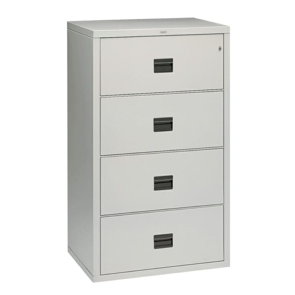 ARCHIVERO OFIK 725 | Archivero Contra Incendio Horizontal 34p | 4 Gavetas | Suspensor Carpetas Colgantes |Sin Asbesto | Estructura Acero | Porta Etiquetas | Interior - 725 - OFIK - NOGAL BEAT - archivero