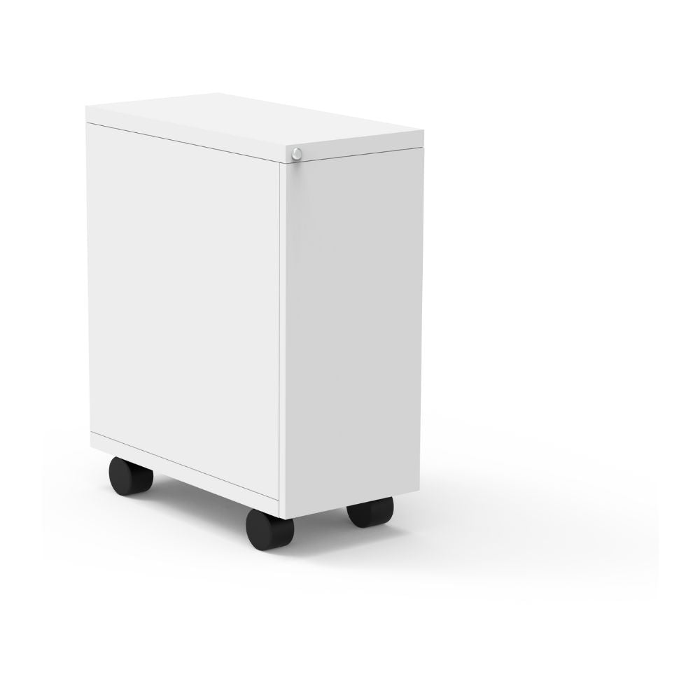 ARCHIVERO SLIM COLIN TB-SLIM | Archivero 1 Cajón 1 Gaveta Jaladeras Laterales | Acero | Interior - TB-SLIM-01 - Colin - NOGAL BEAT - Mobiliario