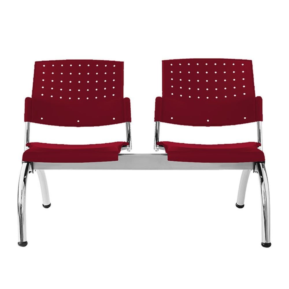 LABENZE ARETA | Banca Lugar Público Sala de Espera Aeropuerto Hospital | 2 3 4 Piezas Bases Laterales Asiento Tubular Pintado | Varios Colores | Polipropileno | Patas Acero Pintado o Cromado Pintado | Interior | Dos Tres Cuatro Piezas Asiento Respaldo Polipropileno Bases Laterales Asiento Tubular Acero Pintado Cromado Travesaño PTR Pintado Interior Comercial