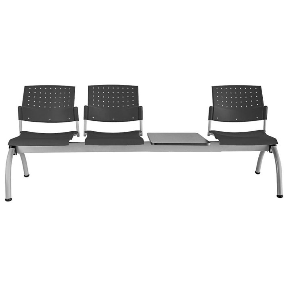 BANCA MESA LABENZE ARETA | Banca Mesa Lugar Público Sala de Espera Aeropuerto Hospital | 2 o 3 Plazas con Mesa | Varios Colores | Polipropileno | Interior - 108 - 2104M - Labenze - NOGAL BEAT -