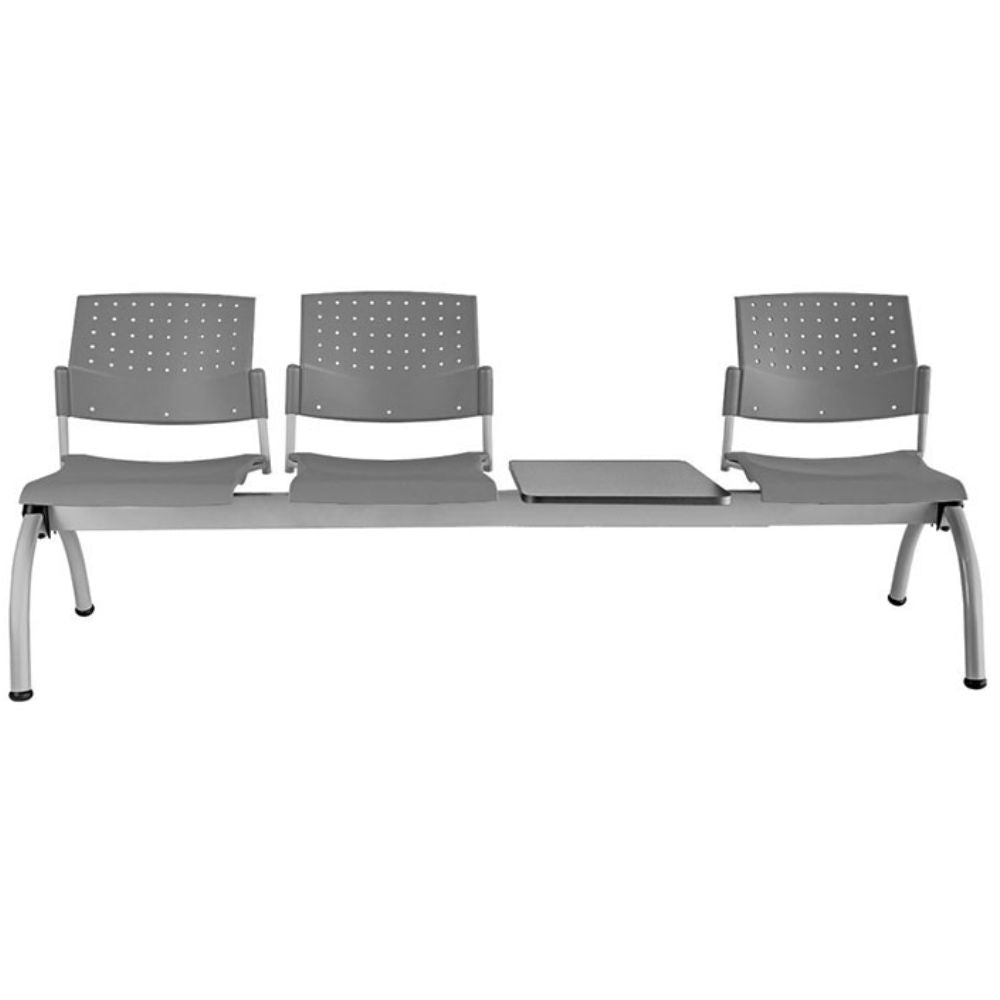 BANCA MESA LABENZE ARETA | Banca Mesa Lugar Público Sala de Espera Aeropuerto Hospital | 2 o 3 Plazas con Mesa | Varios Colores | Polipropileno | Interior - 108 - 2104M - Labenze - NOGAL BEAT -