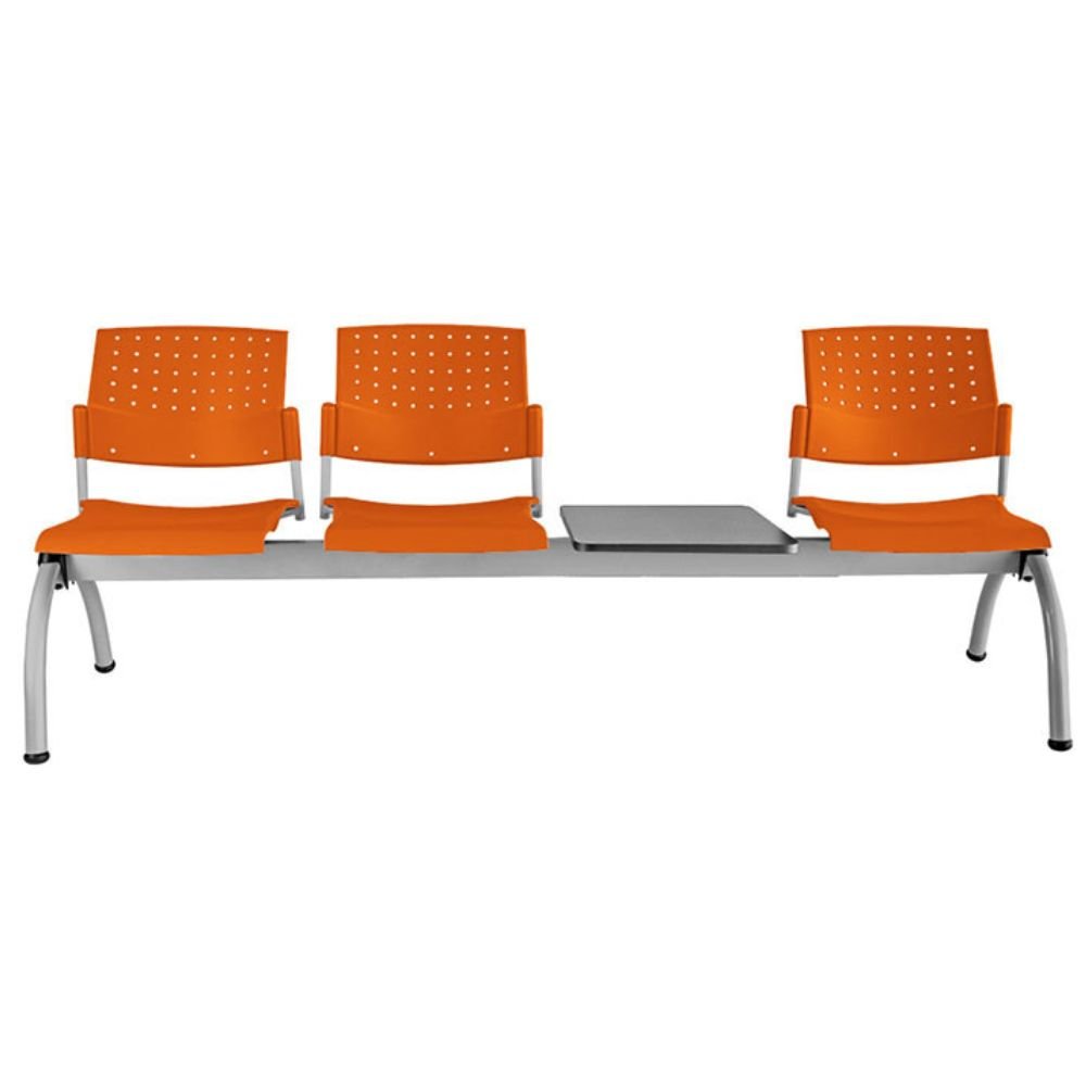 BANCA MESA LABENZE ARETA | Banca Mesa Lugar Público Sala de Espera Aeropuerto Hospital | 2 o 3 Plazas con Mesa | Varios Colores | Polipropileno | Interior - 108 - 2104M - Labenze - NOGAL BEAT -