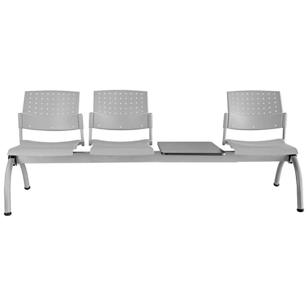 BANCA MESA LABENZE ARETA | Banca Mesa Lugar Público Sala de Espera Aeropuerto Hospital | 2 o 3 Plazas con Mesa | Varios Colores | Polipropileno | Interior - 108 - 2104M - Labenze - NOGAL BEAT -