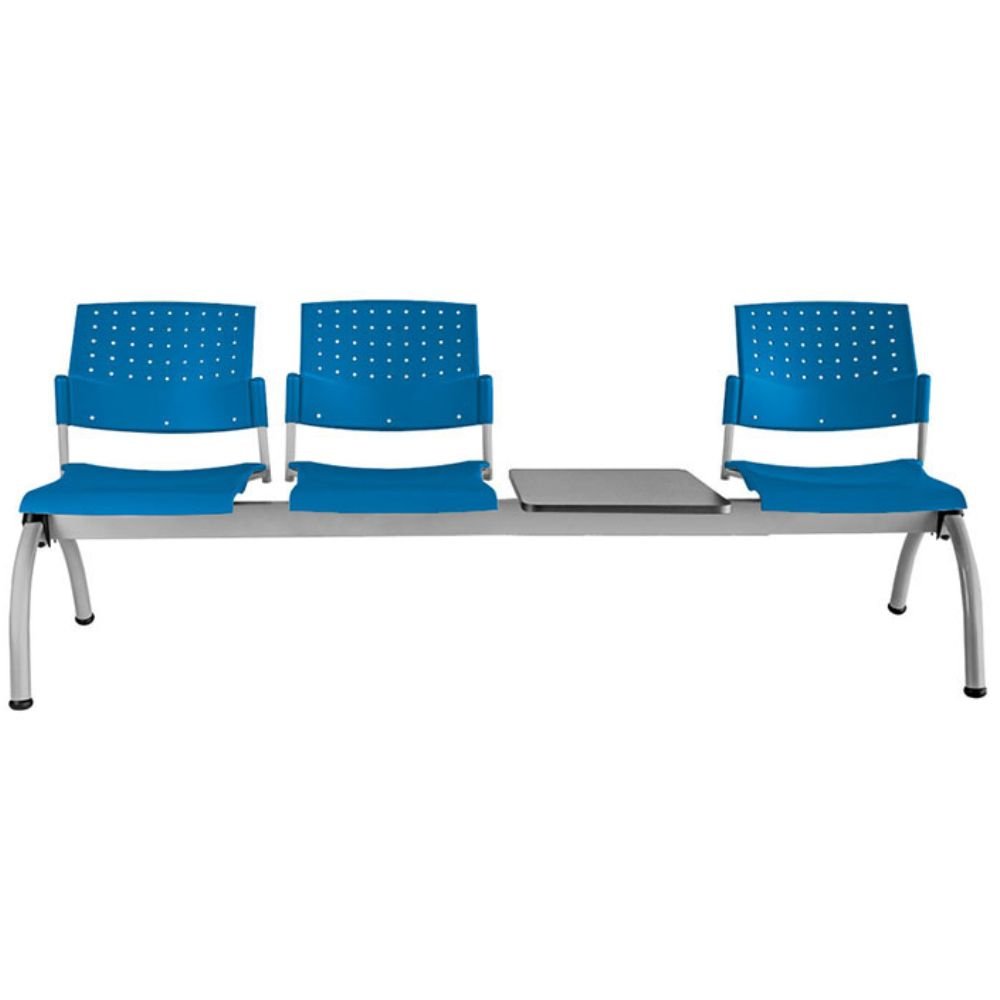 BANCA MESA LABENZE ARETA | Banca Mesa Lugar Público Sala de Espera Aeropuerto Hospital | 2 o 3 Plazas con Mesa | Varios Colores | Polipropileno | Interior - 108 - 2104M - Labenze - NOGAL BEAT -