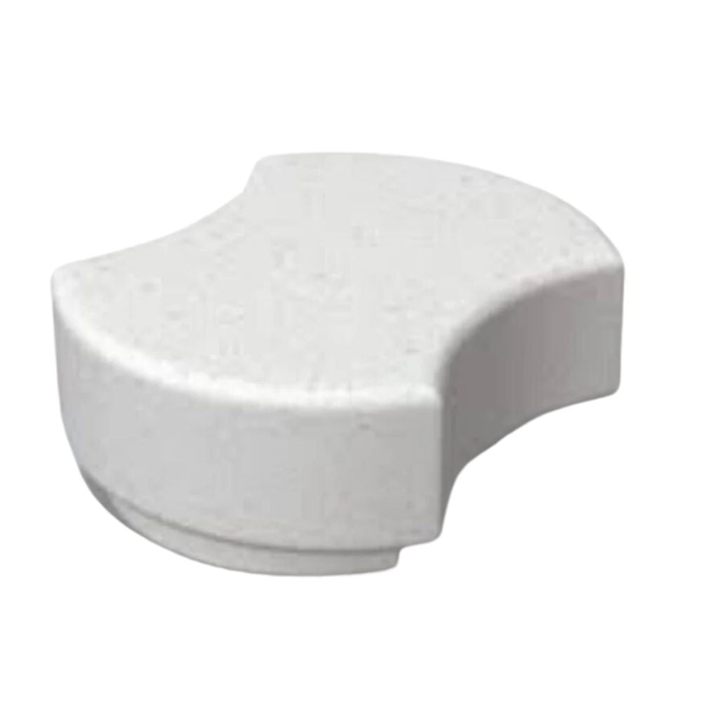 BANCO RESOL DISK - 3 | Banco Ocasional para Jardín Terraza | Polietileno Rotomoldeado | Interior + Exterior - 40408 POLIET.1X.BL - Resol - NOGAL BEAT - Bancos