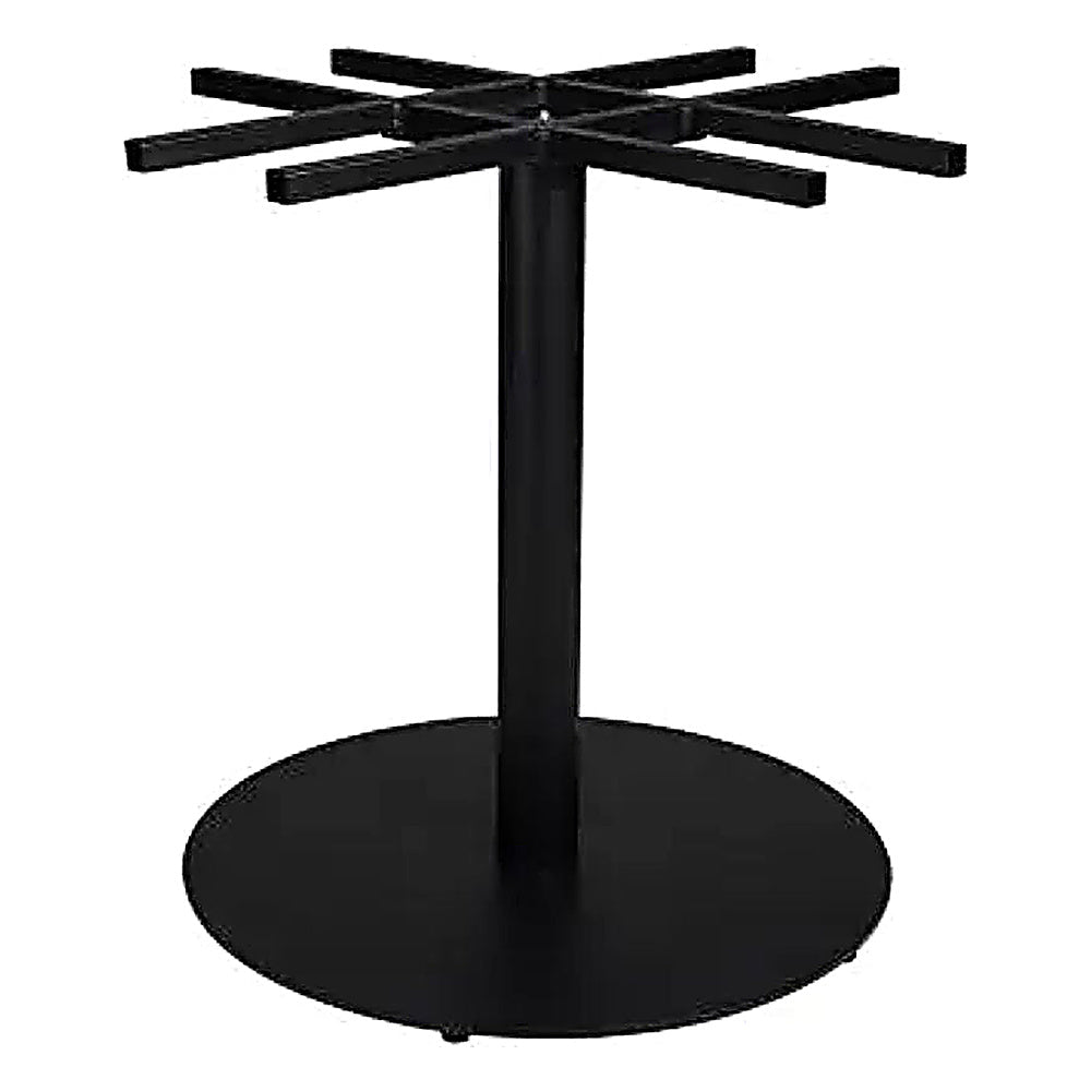 Base Comercial para Mesas 74.5 cm - RESOL TAPIES XL - Negro - Redonda Anti Giro y Estructura de Hierro Fundido - 59676 - Resol - NOGAL BEAT - Estructura para Mesa