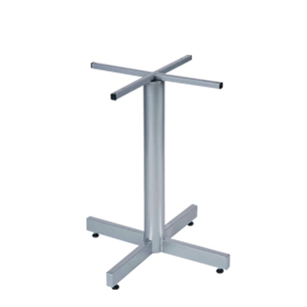 BASE NOGAL BEAT AR - 108 P | Base Mesa Restaurante | Base Acero Rectangular | Tubo Acero Redondo | Pintada | Interior - AR - 108 P - ALBAR - NOGAL BEAT -