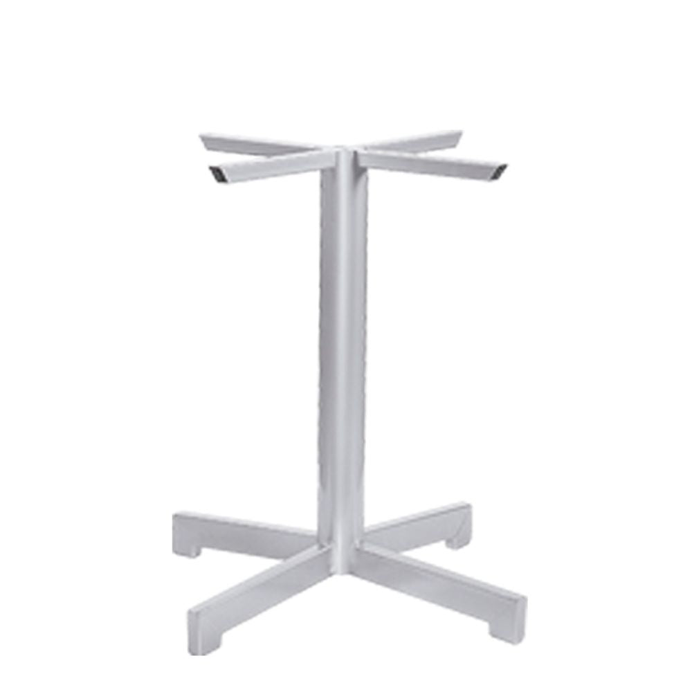 BASE NOGAL BEAT AR - 108 PLUS | Base Mesa Restaurante | Base Acero Rectangular | Tubo Acero Redondo | Interior - AR - 108 PLUS - ALBAR - NOGAL BEAT -