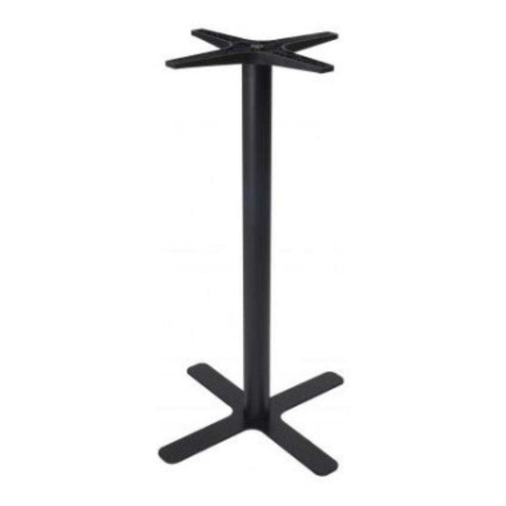 Base Comercial para Mesas Alta 108.5 cm - RESOL GOYA ALTA - Varios Colores - 4 Puntas en Cruz con Reguladores y Estructura de Acero Estructuras Cubiertas Mesas Diseño Materiales Funcionalidad Estética Resistencia Durabilidad Madera Metal Vidrio Laminado Personalización Espacios Comerciales Restaurantes Bares Cafeterías Tendencias de Diseño Innovación Calidad Sostenibilidad Ergonomía Ambientes Comerciales Mobiliario Comercial Proyectos de Diseño Uso Comercial Uso Residencial Espacios Multifuncionales.